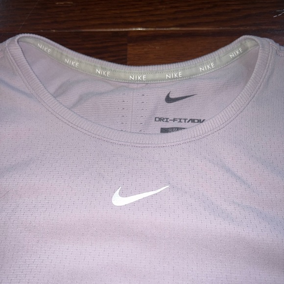 Nike Women's Light Pink Dri-FIT Tee - Picture 2 of 6